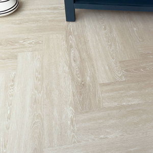 Aqua Plank Latte Herringbone Click Vinyl