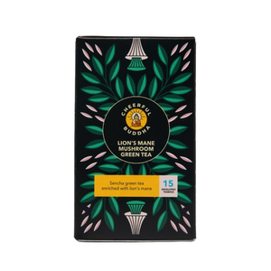 Lion's Mane Green Tea (Cheerful Buddha) 15 Bags