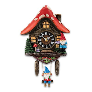 Enchanted Gnome Cottage Cuckoo Clock