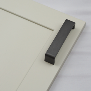 Dark Grey Square D-Bar Handles in 4 Sizes - 128mm Handle