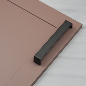 Dark Grey Square D-Bar Handles in 4 Sizes - 192mm Handle