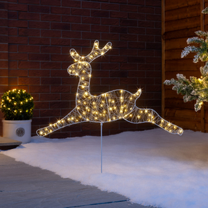 Reindeer Silhouette Pathway Stake Light