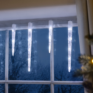 10 Battery Operated Icicle Lights