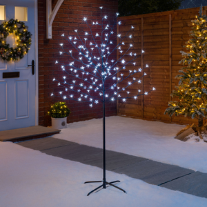 White LED Cherry Blossom Tree