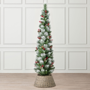Cone & Berry Pencil Christmas Tree