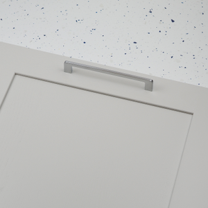 160mm Satin Chrome Squared D Bar Handle
