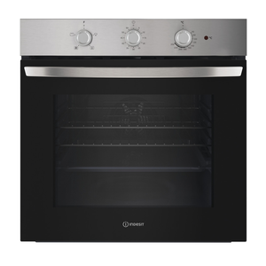 INDESIT INOX SINGLE FAN OVEN