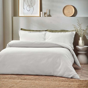 SUPERKING DUVET COVER Waffle White