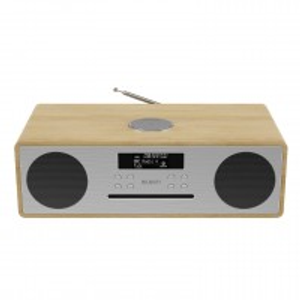 Majority Oakington DAB Radio CD Player and Music System, Oak