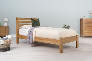Goodwood Solid Natural Oak Bed Frame - 3ft Single