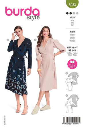 Patron de robe - Burda 5933
