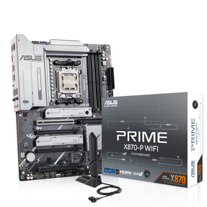 AMD Ryzen 7 9800X3D Eight Core 4.6GHz, Asus PRIME X870-P WIFI DDR5 Motherboard CPU Bundle