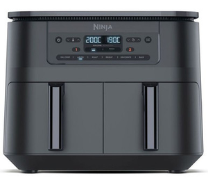 Ninja, DZ300UK, 6-in-1 Dual Zone Air Fryer 7.6L, Grey