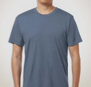 AllPro Interlock UPF 50 Performance Shirt - Heather Navy