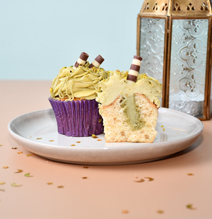 Box of 6 Pistachio Cream Cupcakes
