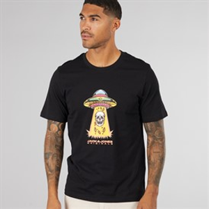 JACK & JONES Mens Anatomy Skull T-Shirt Black