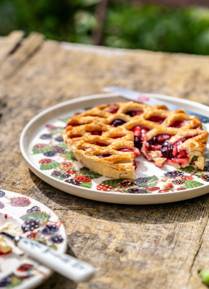 Blackberry Flat Serving Plate