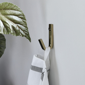 Brass Bath Hooks - Set of 3