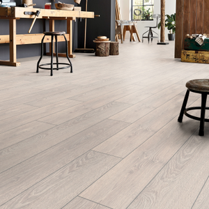 Prestige Ultra 12mm Soft Light Grey Oak AC5 Click Laminate Flooring 2800