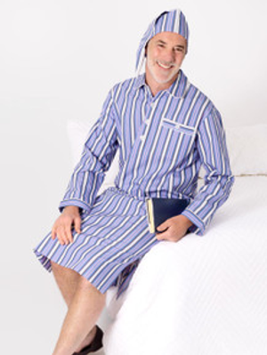Blue & Pink Cotton Nightshirt