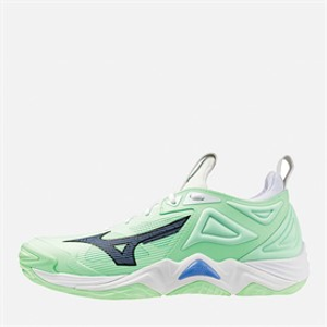 Mizuno Wave Momentum 3 Court Shoes Neo Mint/Black/Frontier Blue