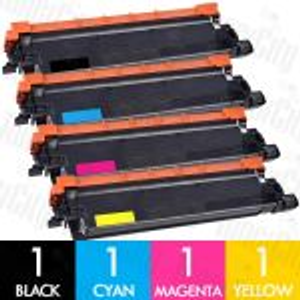 Compatible Brother TN259 TN-259 Super High Yield 4-Pack Toner Cartridges Combo