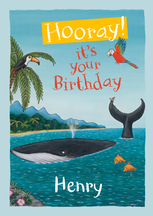 The Snail And The Whale Hooray It’s Your Birthday Illustrated Card