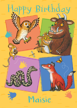 The Gruffalo's Child Happy Birthday Illustrated Characters Card