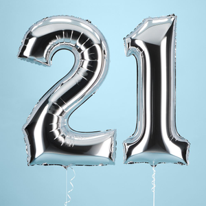 21st Giant Number Balloons