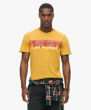 Retro Stripe Logo T-Shirt