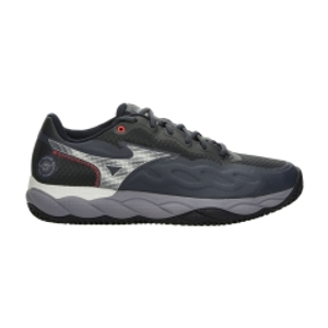 Mizuno Wave Enforce Court Clay - Odyssey Gray/White/Blue Granite