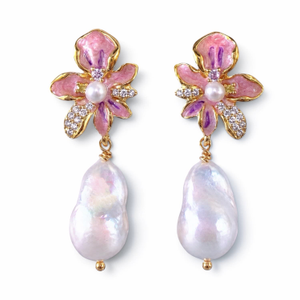 Iris Bloom Earrings
