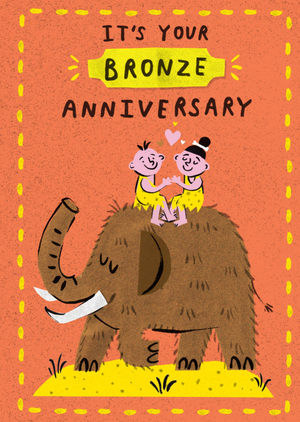 Itâ€™s Your Bronze Anniversary Card