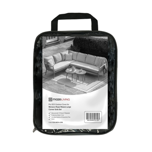Maze - Pro 300 Outdoor Furniture Cover for Monaco Rope Weave Large Corner Sofa Set