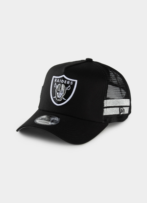 New Era NFL 9Forty A-Frame Las Vegas Raiders Multi Stripe Snapback Cap