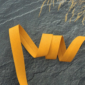 Biais tout textile polycoton - Moutarde