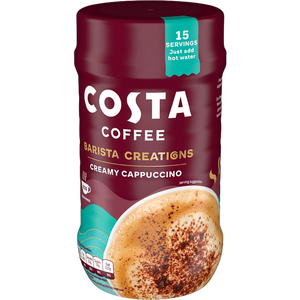 COSTA COFFEE Barista Creations Instant Coffee Cappuccino Creamy 255 g