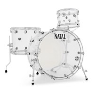 Natal Arcadia Acrílica de 22" Pacote de 3 peças, Transparente - Ex-Demo