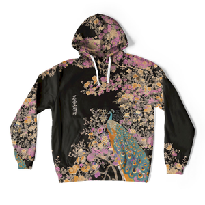 Ornate Avian Oversize Hoodie (S)