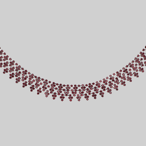 COLETTE. Dazzle Chain Collar Ruff - Silver