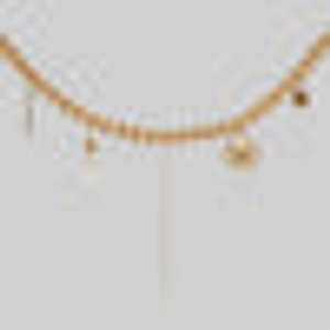 LALA. Decadent Charm Collar - Gold - Gold