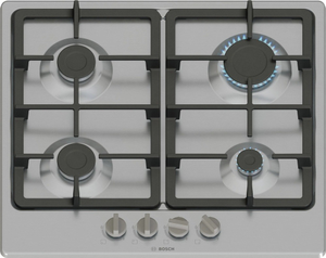 Bosch PGP6B5K90 60cm Gas Hob - Stainless steel