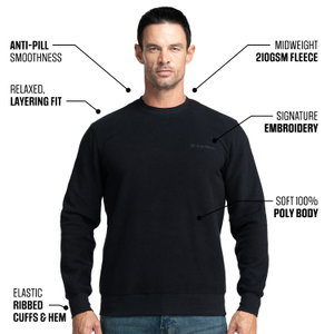 BÆRSkin His & Hers Fleece Crewneck Sweatshirt