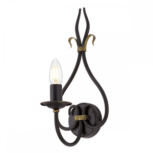 WM1 Windemere One Light Wall Light Rust/gold