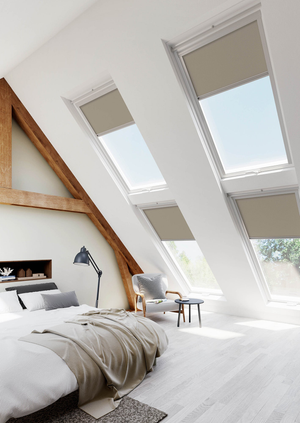 B4U Beige Roof Blinds for VELUX ® Windows: Size 102