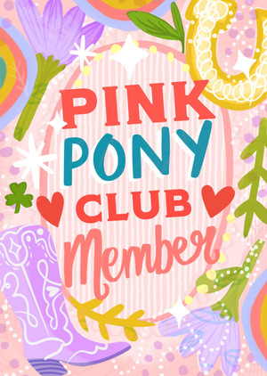 Pink Pony Club Member Card