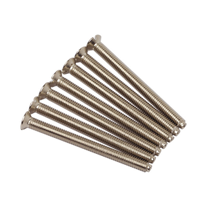 Click Scolmore SP650CH Long Chrome M3.5 50mm Long Screws - Pack of 100