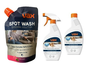 Vax Spot Wash Cleaning Solution & Pre Treatment Pack Spills & Stains Rose Burst