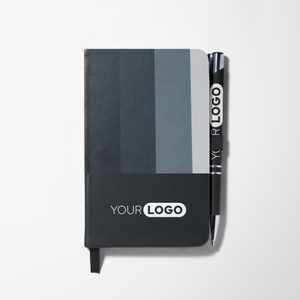 3.6"x 5.6" Recycled Theo Notebook & Paragon Pen Set