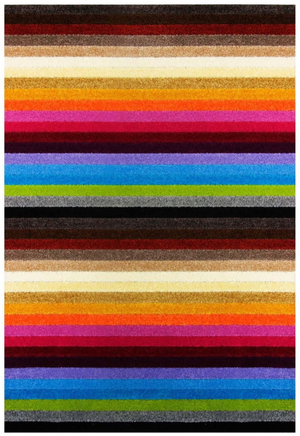 Alya Striped Multicolour Rugs | 117M